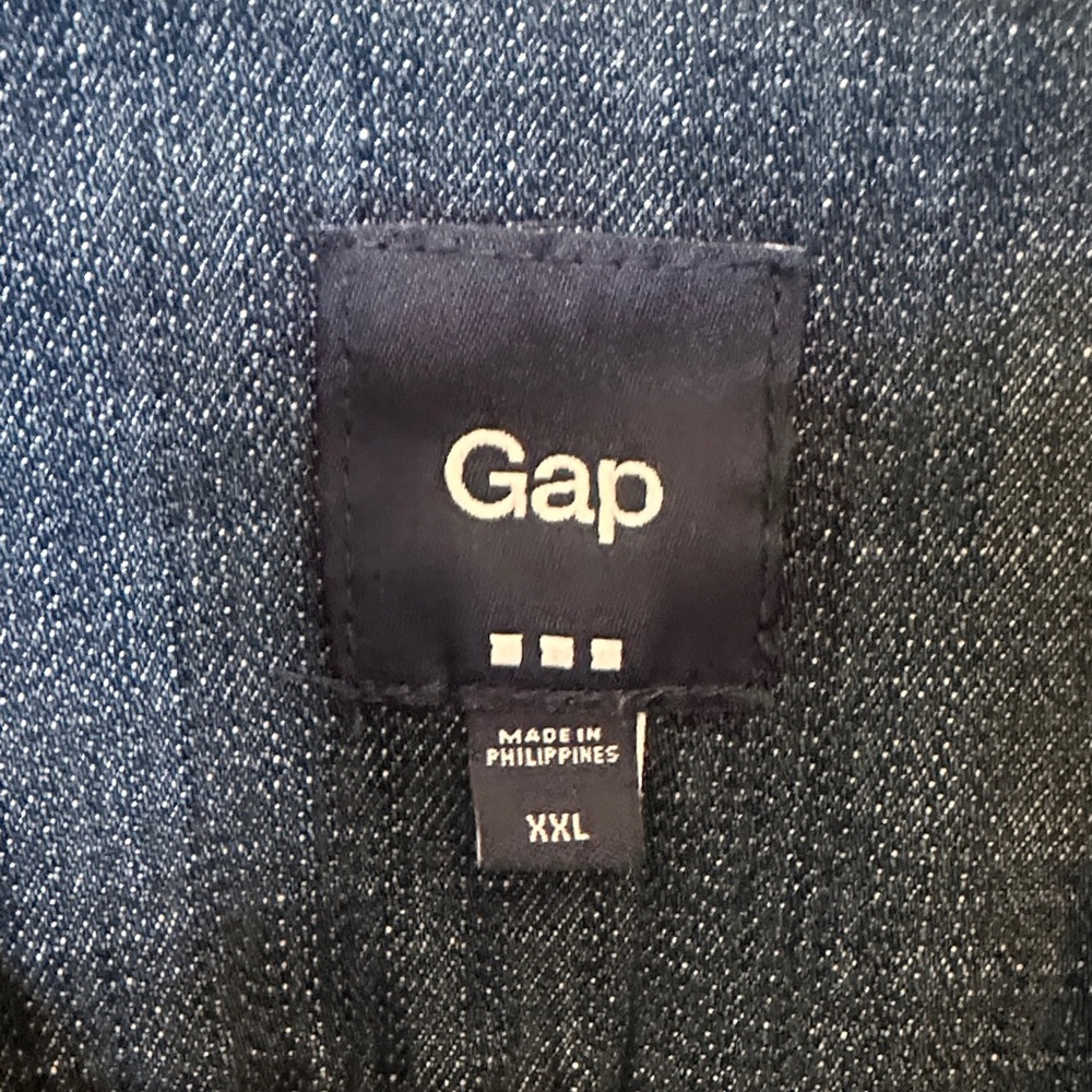 GAP Women’s Dark Denim Jacket- Size XXL - Picture 3 of 4